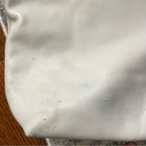 Elegant Pale Blue Leather Tote Bag CUYANA - Picture 11 of 11